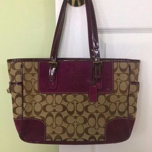 Iconic Coach Penelope signature  bag